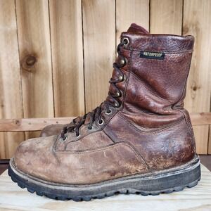 Chippewa Insulated Waterproof Boots Mens 8.5 E Brown Leather Thinsulate 73090